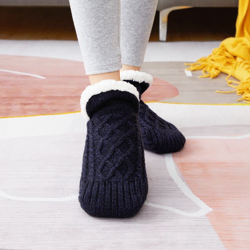 Calcetines de Borreguito Antideslizantes – Black