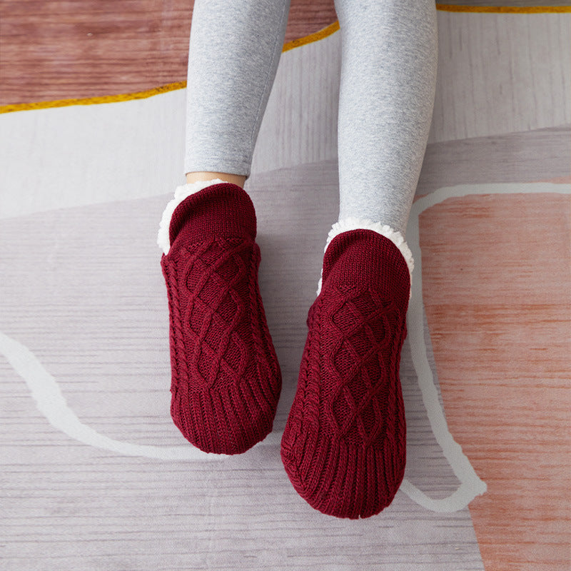 Calcetines de Borreguito Antideslizantes – Red